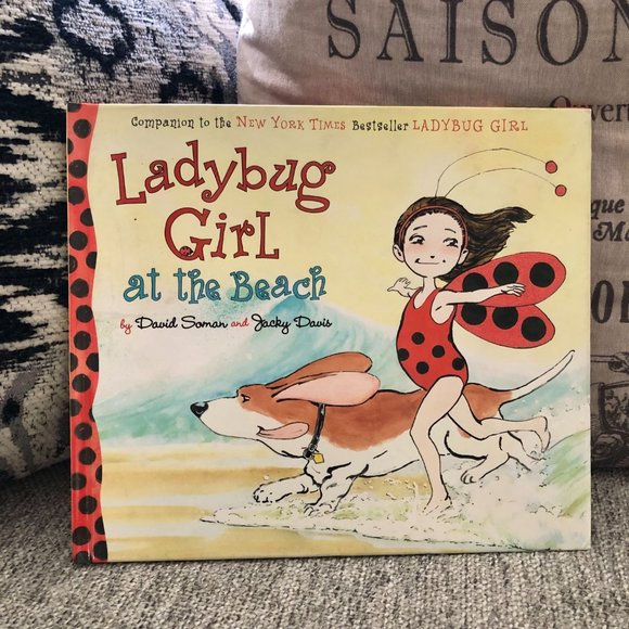 Ladybug Girl At The Beach Hard Cover Book - Picture 1 of 5